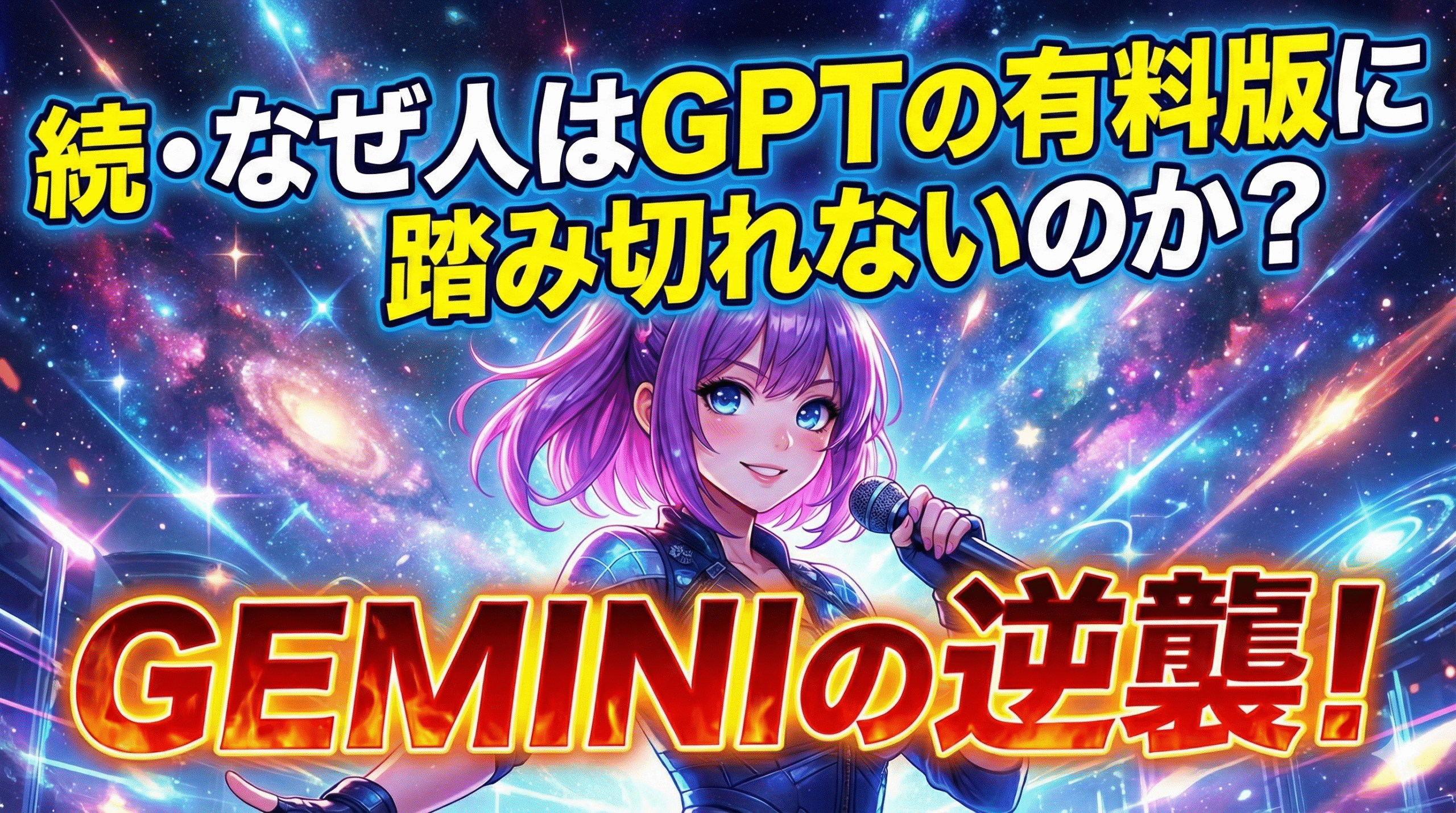 ChatGPT】続・なぜ人はGPTの有料版に踏み切れないのか？【GEMINIの逆襲