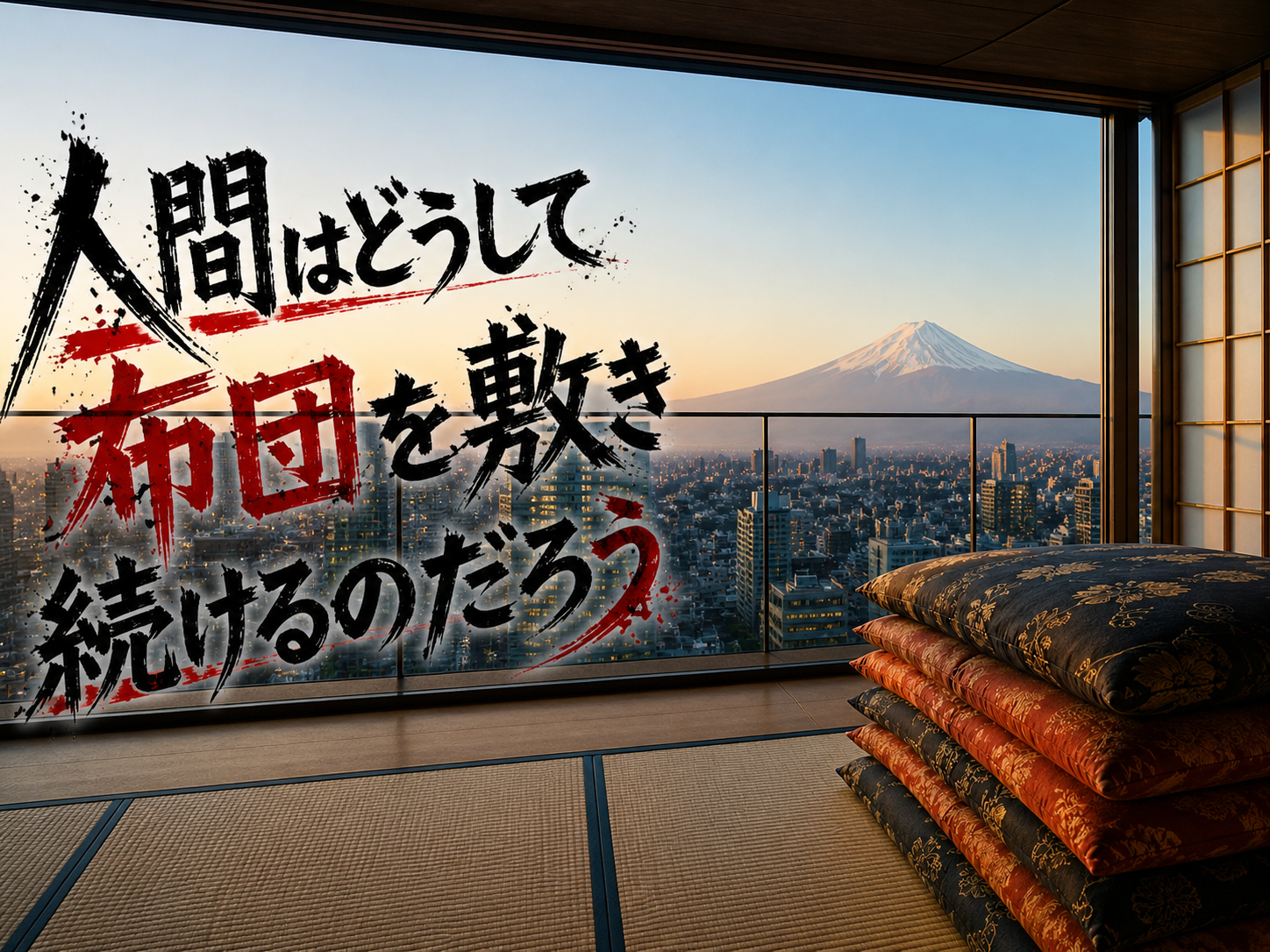 人間はどうして布団を敷き続けるのだろう